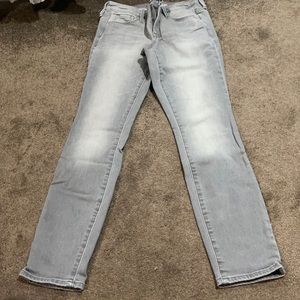 Gray. Stretchy skinny soft